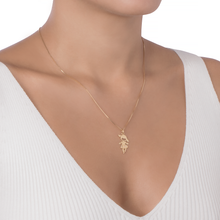 PINGENTE VIVARA MAMA BAILARINA COM DIAMANTES EM OURO