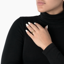 ANEL HSTERN ARTICULADO COM DIAMANTE EM OURO