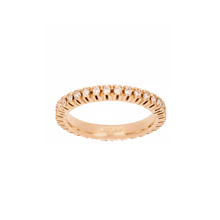 ALIANÇA INTEIRA DE DIAMANTES EM OURO