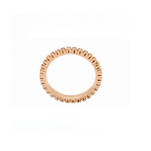 ALIANÇA INTEIRA DE DIAMANTES EM OURO