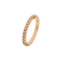 ALIANÇA INTEIRA DE DIAMANTES EM OURO