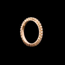 ALIANÇA INTEIRA DE DIAMANTES EM OURO