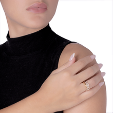 ANEL MONTE CARLO LAÇO COM DIAMANTES EM OURO