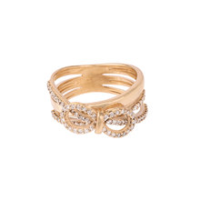 ANEL MONTE CARLO LAÇO COM DIAMANTES EM OURO