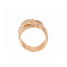 ANEL MONTE CARLO LAÇO COM DIAMANTES EM OURO