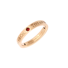 ALIANÇA TIFFANY & CO EM OURO COM RUBIS