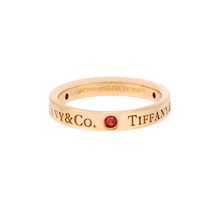 ALIANÇA TIFFANY & CO EM OURO COM RUBIS