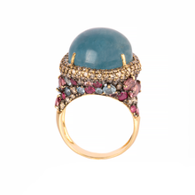 ANEL BRUMANI COM PEDRAS COLEÇÃO BAOBÁ EM OURO