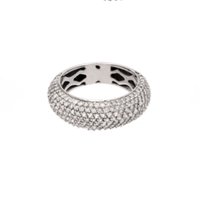 ALIANÇA DE DIAMANTES EM OURO BRANCO