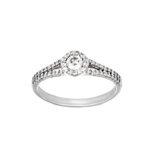 SOLITÁRIO VIVARA RADIANT COM DIAMANTES EM OURO BRANCO