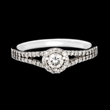 SOLITÁRIO VIVARA RADIANT COM DIAMANTES EM OURO BRANCO