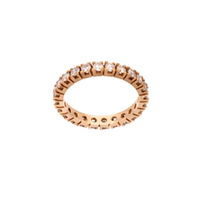 ALIANÇA INTEIRA DE DIAMANTES EM OURO