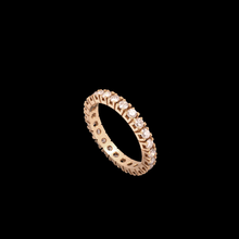 ALIANÇA INTEIRA DE DIAMANTES EM OURO