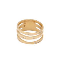 ANEL HSTERN MOTION COM DIAMANTES EM OURO