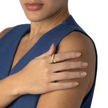 ANEL VIVARA MADELEINE COM DIAMANTES EM OURO