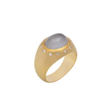 ANEL ANTONIO BERNARDO EM OURO COM DIAMANTE