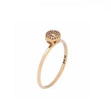 ANEL VIVARA PAVÊ COM DIAMANTES EM OURO