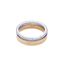 ALIANÇA VIVARA LOVE ME COM DIAMANTES EM OURO AMARELO E OURO BRANCO