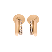 BRINCO VIVARA ARGOLA COM DIAMANTES EM OURO