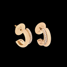 BRINCO VIVARA ARGOLA COM DIAMANTES EM OURO