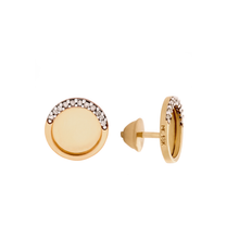 BRINCO MONTE CARLO REDONDO COM DIAMANTES EM OURO