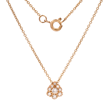 COLAR HSTERN MY COLLECTION COM DIAMANTES EM OURO ROSÉ