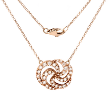 COLAR HSTERN ÍRIS COM DIAMANTES EM OURO