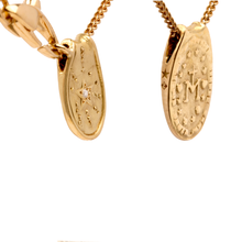 ESCAPULÁRIO HSTERN SANTOS COM DIAMANTE EM OURO