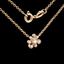COLAR HSTERN MY COLLECTION FLOR COM DIAMANTE EM OURO