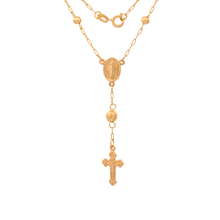 COLAR TERÇO EM OURO AMARELO