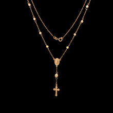 COLAR TERÇO EM OURO AMARELO