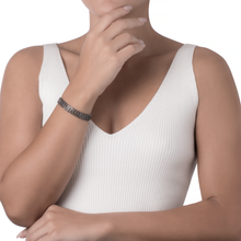 PULSEIRA CARLA AMORIM EM OURO E DIAMANTES NEGROS