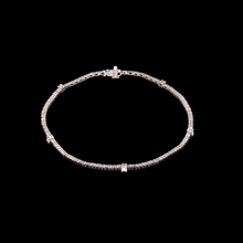 PULSEIRA EM DIAMANTES NEGROS E DIAMANTES EM OURO BRANCO