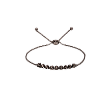 PULSEIRA EM OURO NEGRO COM DIAMANTES NEGROS