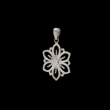 PINGENTE VIVARA MANDALA FLOR COM DIAMANTES EM OURO BRANCO