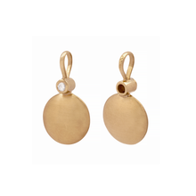 PINGENTE ANTONIO BERNARDO REDONDO COM DIAMANTE EM OURO