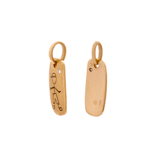 PINGENTE HSTERN MEDALHA MENINO COM DIAMANTE EM OURO