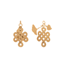 PINGENTE HSTERN DVF NÓ BÚBICO EM OURO