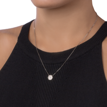 PINGENTE VIVARA HEXÁGONO COM DIAMANTES EM OURO BRANCO