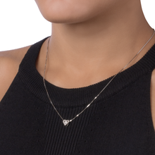 PINGENTE VIVARA CORAÇÃO EM OURO BRANCO COM DIAMANTES