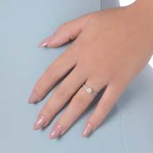 SOLITÁRIO VIVARA RADIANT COM DIAMANTES EM OURO BRANCO