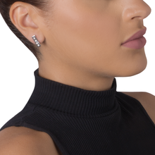 BRINCO HSTERN FRAME COM DIAMANTES EM OURO BRANCO