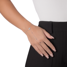 PULSEIRA DE OLHO GREGO COM DIAMANTES NEGROS E DIAMANTES